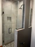 Heavy Glass Door - Matte Black Hardware + Clear Glass